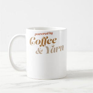 Frauen Kaffee und Garn Lustiges Stricken Nähen Qui Kaffeetasse
