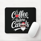 Frauen Kaffee vor Weihnachtsliedern Lustiger Kaffe Mousepad (Mit Mouse)
