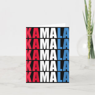 Frauen Kamala 2024 für Präsident Kamala Harris Karte