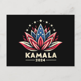 Frauen Kamala Harris 2024 Präsidentschaftskampagne Feiertagspostkarte