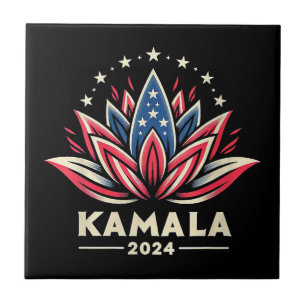 Frauen Kamala Harris 2024 Präsidentschaftskampagne Fliese