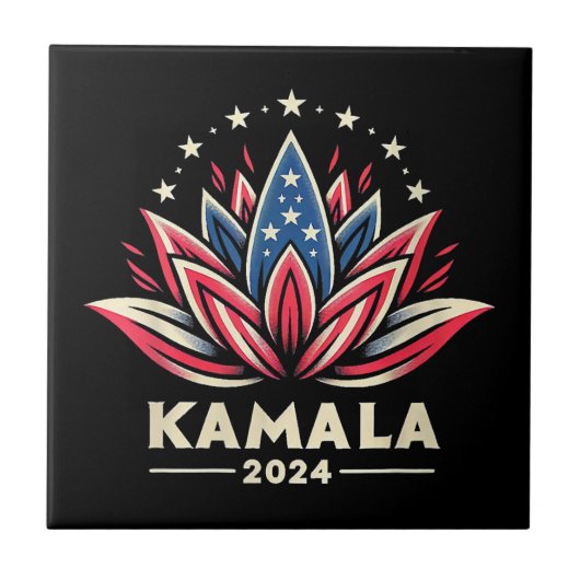 Frauen Kamala Harris 2024 Präsidentschaftskampagne Fliese (Vorderseite)