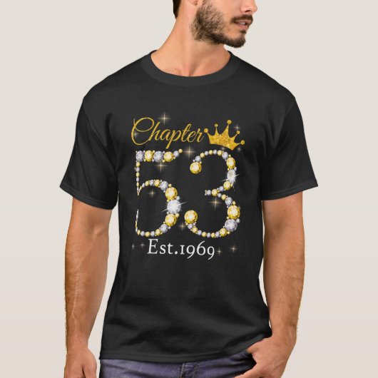 Frauen Kapitel 53 EST 1969 53 Jahre alt 53. Geburt T-Shirt (Vorderseite)