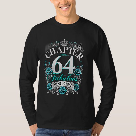 Frauen Kapitel 64 Fabulous seit 1961 64. Birthda T-Shirt (Vorderseite)