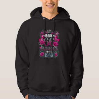 Frauen Kapitel 66 Fabulous seit 1959 66. Birthda Hoodie