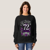 Frauen Kapitel 72 Fantastisch Seit 1953 72. Geburt Sweatshirt (Vorne ganz)
