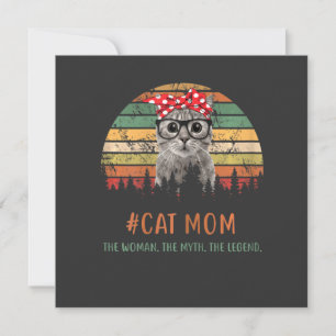 Frauen Katze Mama Die Frau Der Mythos Die Legende Einladung