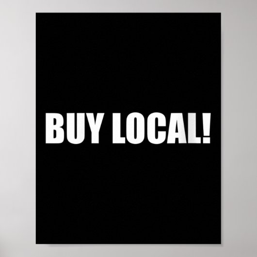 Frauen kaufen lokalen Umweltschutz, Tier Poster (Vorne)