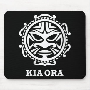 Frauen Kia Ora Maori Kultur Symbol Haka Tanz Neu Mousepad