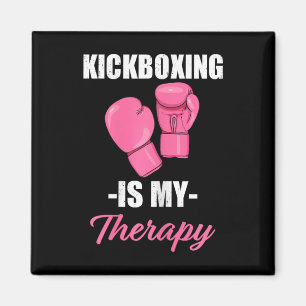 Frauen Kickboxen Ist Meine Therapie Tolles Geschen Magnet