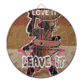 Frauen & Kinder Das Leben ist nicht fair; gewöhnen Dartscheibe (vorne)