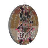 Frauen & Kinder Das Leben ist nicht fair; gewöhnen Dartscheibe (Vorderseite Links)