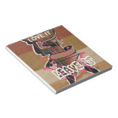 Frauen & Kinder Das Leben ist nicht fair; gewöhnen Notizblock (angewinkelt)