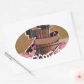 Frauen & Kinder Das Leben ist nicht fair; gewöhnen Ovaler Aufkleber (Umschlag)