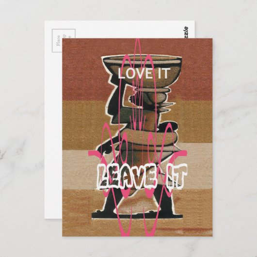 Frauen & Kinder Das Leben ist nicht fair; gewöhnen Postkarte (Vorne/Hinten)