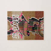 Frauen & Kinder Das Leben ist nicht fair; gewöhnen Puzzle (Horizontal)