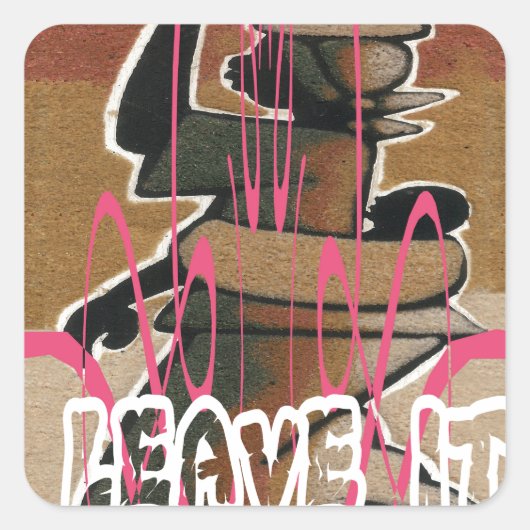 Frauen & Kinder Das Leben ist nicht fair; gewöhnen Quadratischer Aufkleber (Vorderseite)