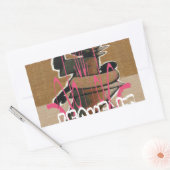 Frauen & Kinder Das Leben ist nicht fair; gewöhnen Rechteckiger Aufkleber (Umschlag)