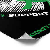 Frauen Kinder Vater gibt Vater Nierenerkrankung Aw Poster (Ecke)