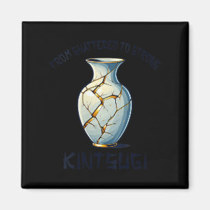 Frauen Kintsugi Kintsukuroi unvollkommene japanisc Magnet