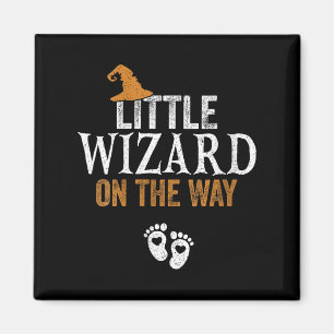 Frauen Kleiner Zauberer Auf Dem Weg Halloween Schw Magnet