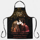 Frauen knüpfen an GRILLEN in lustigen Schürze (Vorderseite)