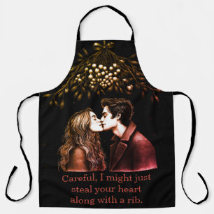 Frauen knüpfen an GRILLEN in lustigen Schürze