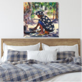 Frauen Kochen 2004 Leinwanddruck (Insitu (Schlafzimmer))