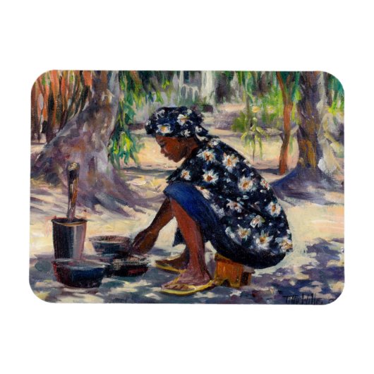 Frauen Kochen 2004 Magnet (Horizontal)