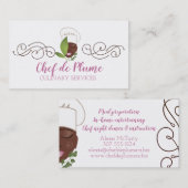 Frauen-Kochs-Geschäftskarte des Chic afrikanische Visitenkarte (Vorne/Hinten)