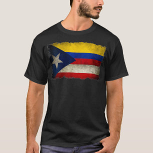 Frauen Kolumbianer Puerto Rican Boricua Paisa Roll T-Shirt
