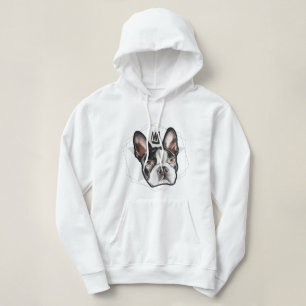 Frauen König-Boston Terrier Hoodie