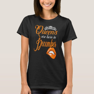 Frauen Königinnen Geboren im Dezember Capricorn Sa T-Shirt