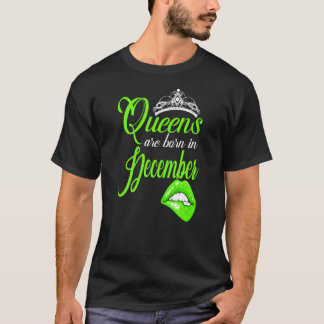 Frauen Königinnen Geboren im Dezember Capricorn Sa T-Shirt