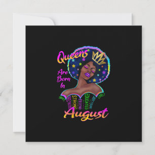 Frauen Königinnen sind im August zum Geburtstag Ge Einladung