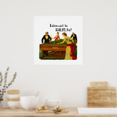 Frauen können nicht tun was? poster (Küche)