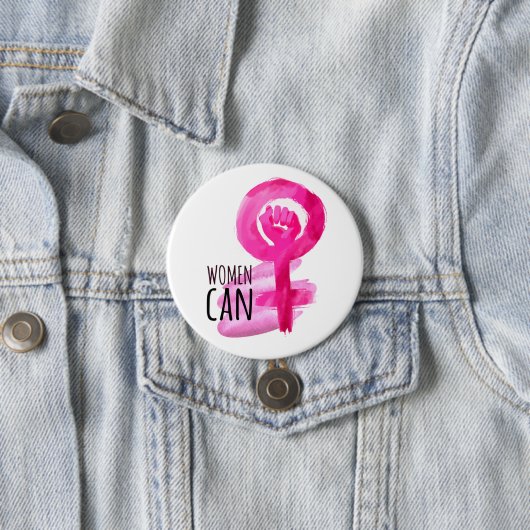 "Frauen können Solidarität" Button (Beispiel)