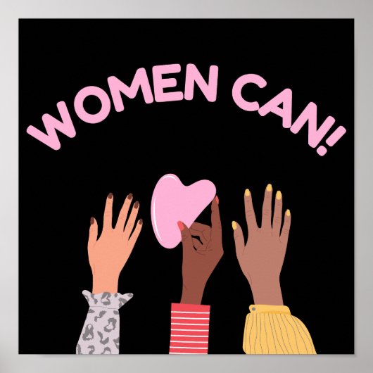 Frauen können weiblich poster (Vorne)