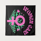 Frauen können weiblich wandteppich (Vorderseite (Horizontal))