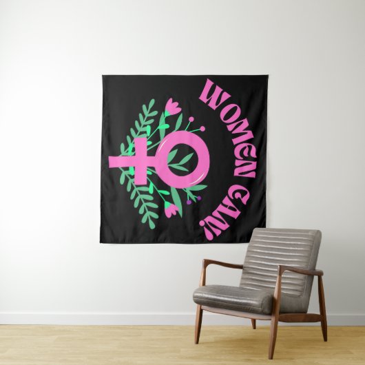 Frauen können weiblich wandteppich (Beispiel (Horizontal))