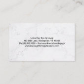 Frauen Kopfmassage Visitenkarte (Rückseite)