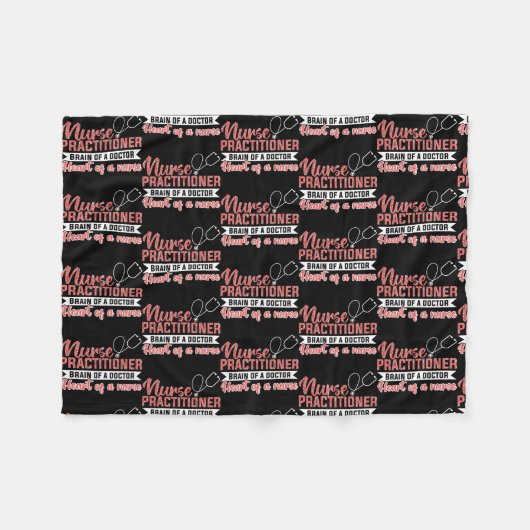 Frauen Krankenpfleger Gehirn eines Arztes Herz Fleecedecke (Vorderseite (Horizontal))