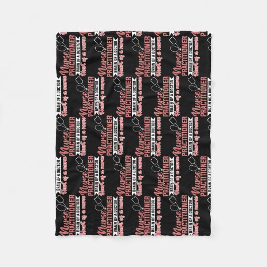 Frauen Krankenpfleger Gehirn eines Arztes Herz Fleecedecke (Vorderseite)