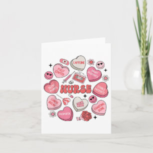 Frauen Krankenschwester Valentinstag Herz Candy Er Karte