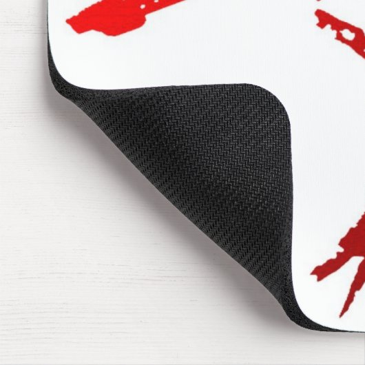 Frauen-Kriegers-Symbol Mousepad (Ecke)