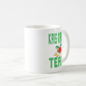 Frauen Kris Kringle oder unterrichten Funny Holida Kaffeetasse (VorderseiteRechts)