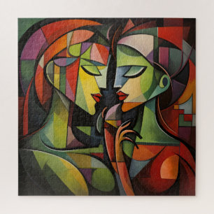 Frauen Kubismus Abstrakte Kunst Puzzle