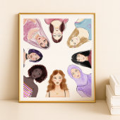 Frauen, Kunst, Poster