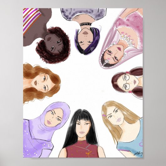 Frauen, Kunst, Poster (Vorne)