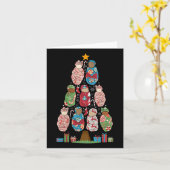 Frauen L&d Pflege Weihnachtsbaumarbeit und Del Karte (Gelbe Blume)